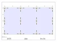 Fijnspar carport 9x5m - afbeelding 2 van  22