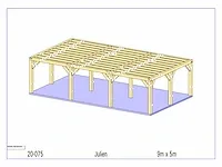 Fijnspar carport 9x5m - afbeelding 17 van  22