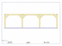 Fijnspar carport 9x5m - afbeelding 22 van  22