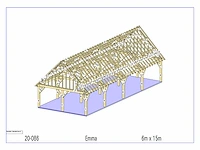 Fijnspar carport - afbeelding 1 van  16