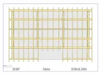 Fijnspar chalet 8x6m - afbeelding 2 van  20