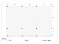 Fijnspar chalet 8x6m - afbeelding 3 van  20