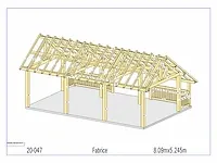 Fijnspar chalet 8x6m - afbeelding 14 van  20