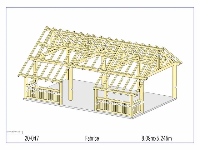 Fijnspar chalet 8x6m - afbeelding 15 van  20