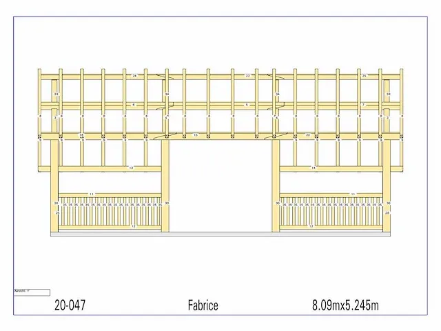 Fijnspar chalet 8x6m - afbeelding 19 van  20