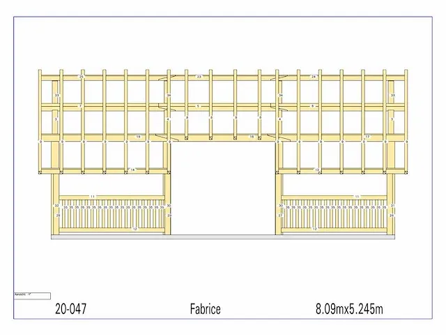 Fijnspar chalet 8x6m - afbeelding 20 van  20