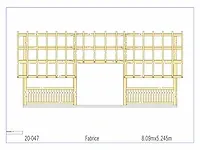 Fijnspar chalet 8x6m - afbeelding 20 van  20