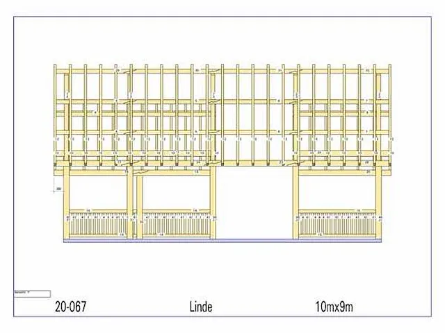 Fijnspar chalet 9x10m (90 m²) - afbeelding 25 van  26