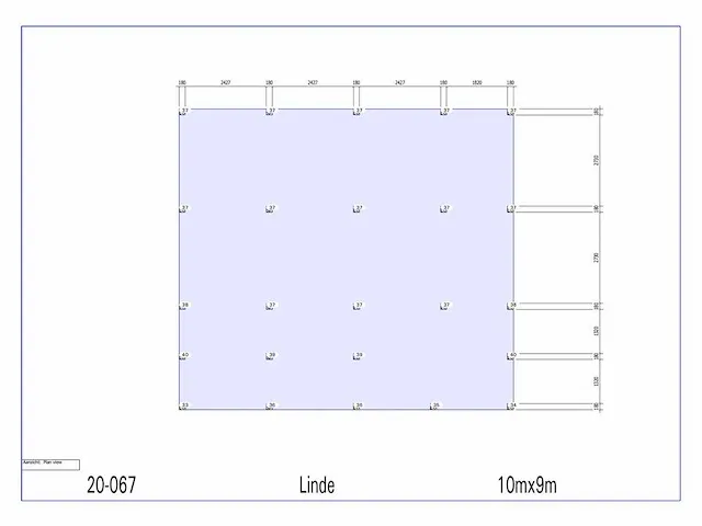 Fijnspar chalet 9x10m (90 m²) - afbeelding 3 van  26