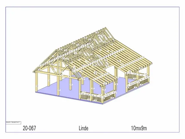 Fijnspar chalet 9x10m (90 m²) - afbeelding 12 van  26