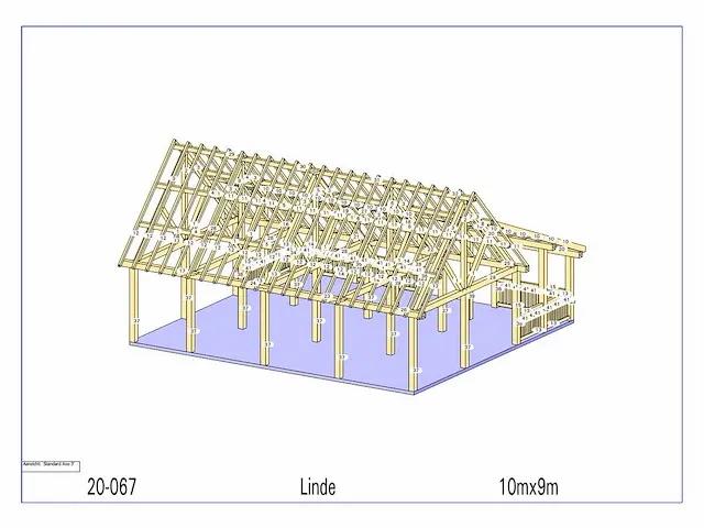 Fijnspar chalet 9x10m (90 m²) - afbeelding 20 van  26