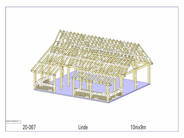Fijnspar chalet 9x10m (90 m²) - afbeelding 21 van  26
