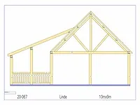 Fijnspar chalet 9x10m (90 m²) - afbeelding 22 van  26