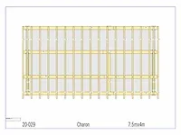 Fijnspar kapschuur 7,5x4m - afbeelding 2 van  23