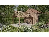 Fijnspar overkapping 4,3x4,5m - afbeelding 1 van  19