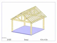 Fijnspar overkapping 4,3x4,5m - afbeelding 12 van  19