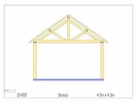 Fijnspar overkapping 4,3x4,5m - afbeelding 17 van  19
