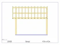 Fijnspar overkapping 4,3x4,5m - afbeelding 18 van  19