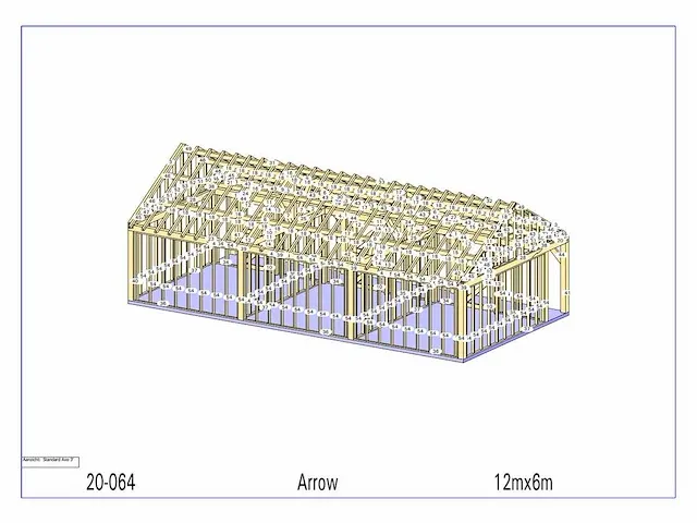 Fijnspar paardenstal 3 paarden 12x6m - afbeelding 23 van  29