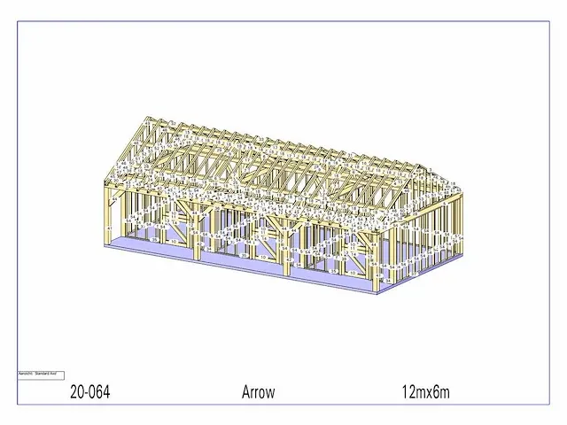 Fijnspar paardenstal 3 paarden 12x6m - afbeelding 24 van  29