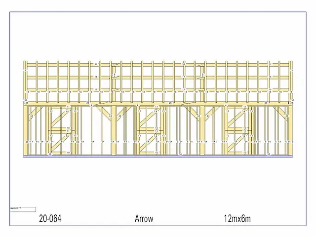 Fijnspar paardenstal 3 paarden 12x6m - afbeelding 28 van  29