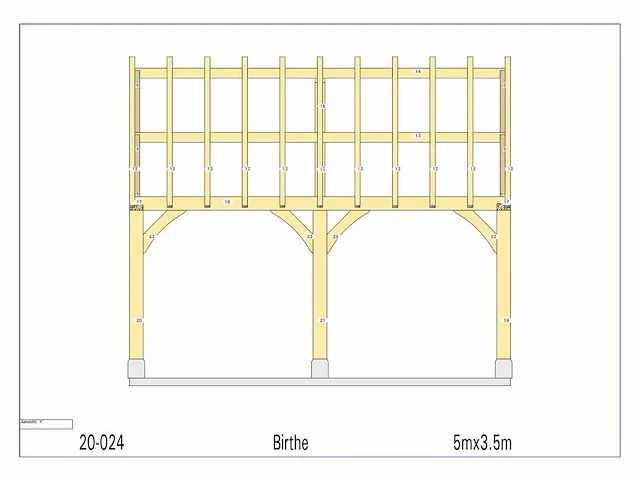 Fijnspar poolhouse 5x3,5m - afbeelding 17 van  18