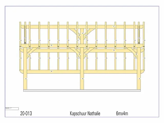 Fijnspar poolhouse 6,4x4m - afbeelding 31 van  31