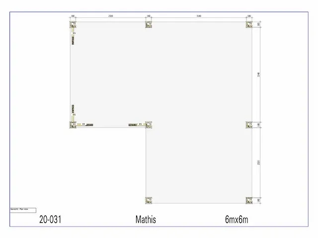 Fijnspar poolhouse 6x6m met dak en wandbekleding - afbeelding 3 van  37