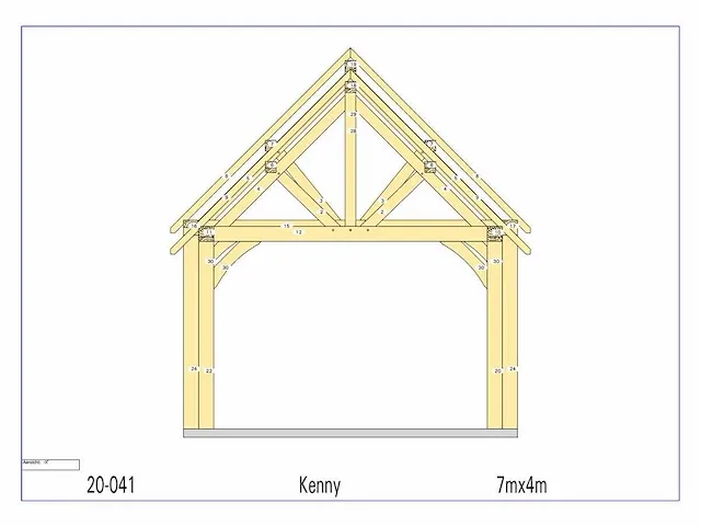 Fijnspar poolhouse 7x4m - afbeelding 25 van  28