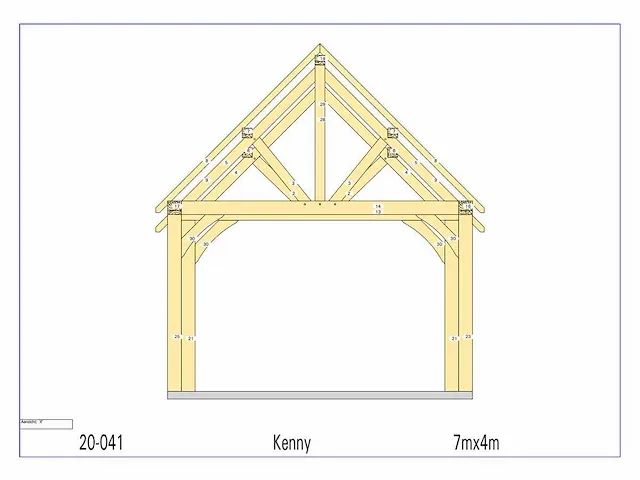 Fijnspar poolhouse 7x4m - afbeelding 27 van  28
