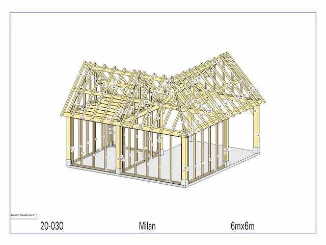 Fijnspar poolhouse met dak en wandbekleding - afbeelding 3 van  21