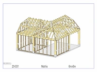 Fijnspar poolhouse met dak en wandbekleding - afbeelding 29 van  29