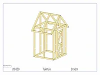 Fijnspar tuinhuis 2x2m - afbeelding 11 van  18
