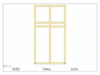 Fijnspar tuinhuis 2x2m - afbeelding 15 van  18