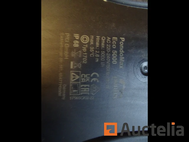 Filterpomp voor vijver pontec pondomax eco 5000 - afbeelding 1 van  4