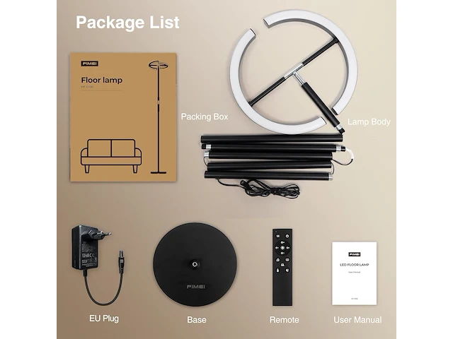 Fimei staande lamp - afbeelding 2 van  6