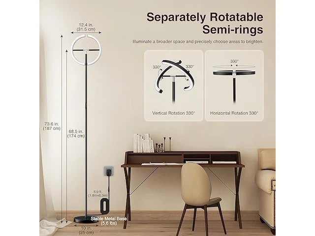 Fimei staande lamp - afbeelding 3 van  6