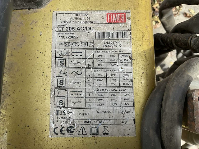 Fimer tt205 ac/dc tig lasapparaat - afbeelding 2 van  10