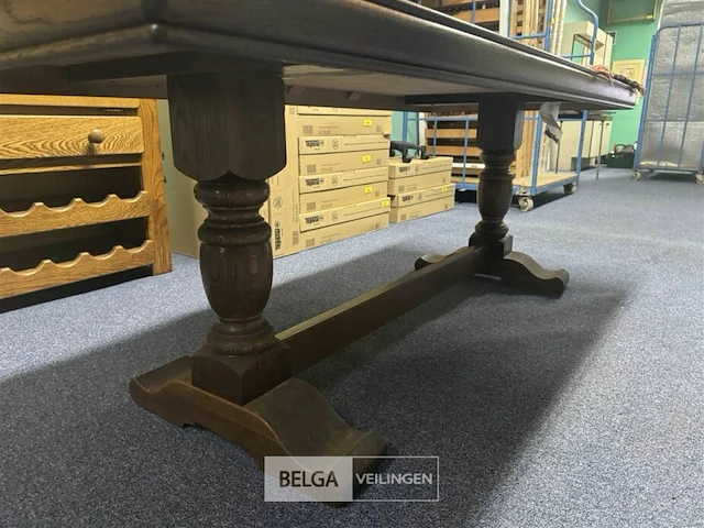 Fineer eiken tafel - afbeelding 3 van  6