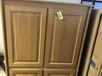 Fineer eiken tv-kast h156xb112xd54 cm - afbeelding 2 van  4