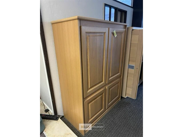 Fineer eiken tv-kast h156xb112xd54 cm - afbeelding 4 van  4