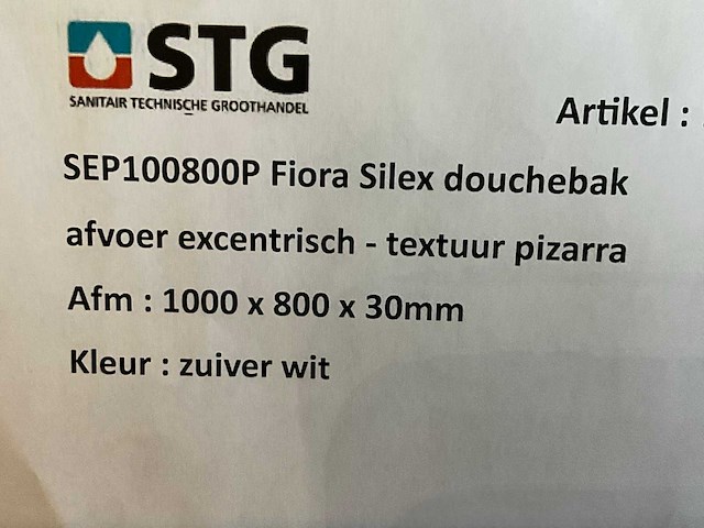 Fiora silex douchebak - afbeelding 2 van  3