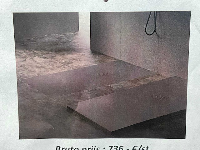 Fiora skin collection vertikaal wandpaneel douchewand (2x) - afbeelding 1 van  3