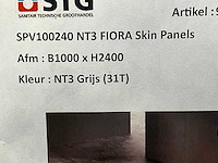 Fiora skin collection vertikaal wandpaneel douchewand (2x) - afbeelding 2 van  3