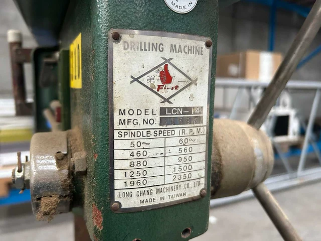 First - lcn-14 - drilling machine tools - afbeelding 7 van  13