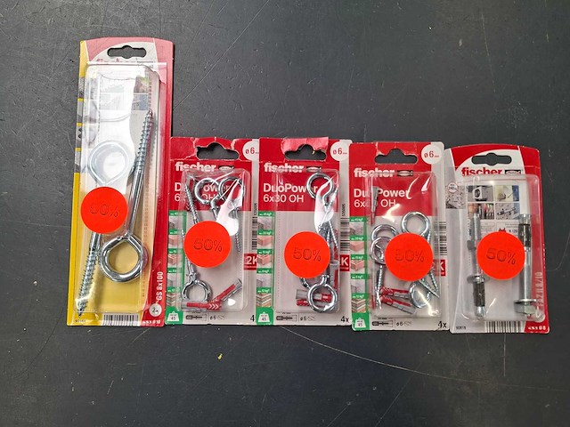 Fischer - mix kavel diverse bevestigings materialen (125x) - afbeelding 5 van  5