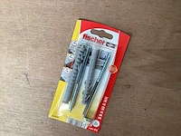 Fischer 532670 nylon plug met schroefduim blister 2 stuks (60x) - afbeelding 1 van  5