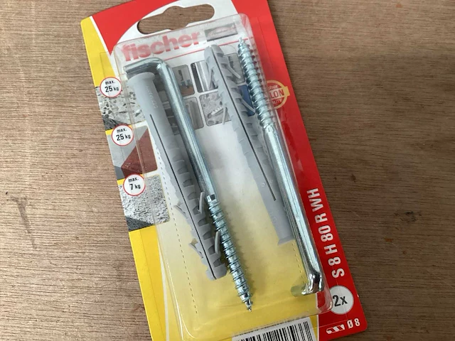 Fischer 532670 nylon plug met schroefduim blister 2 stuks (60x) - afbeelding 2 van  5