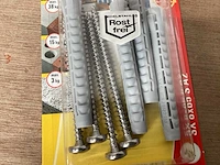Fischer 532740 nylon plug met rvs schroef 6x80 blister 4 stuks (50x) - afbeelding 5 van  6