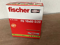 Fischer 53336 hollewandplug 10x60 met schroef, doos 10 stuks (108x) - afbeelding 2 van  5